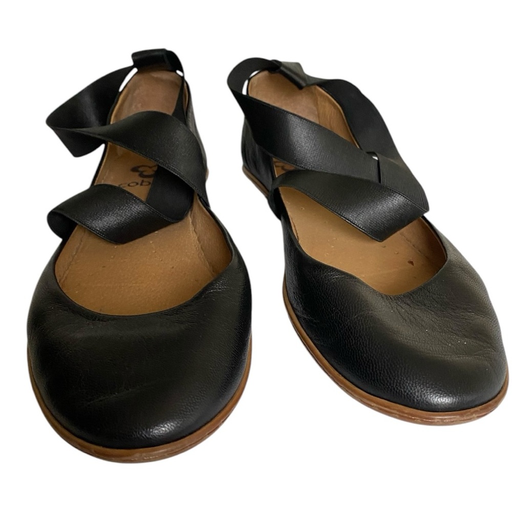 SAX Black Ballet Flats Shoes Strappy Women’s Sz EU 40 US 8.5 - Picture 4 of 12